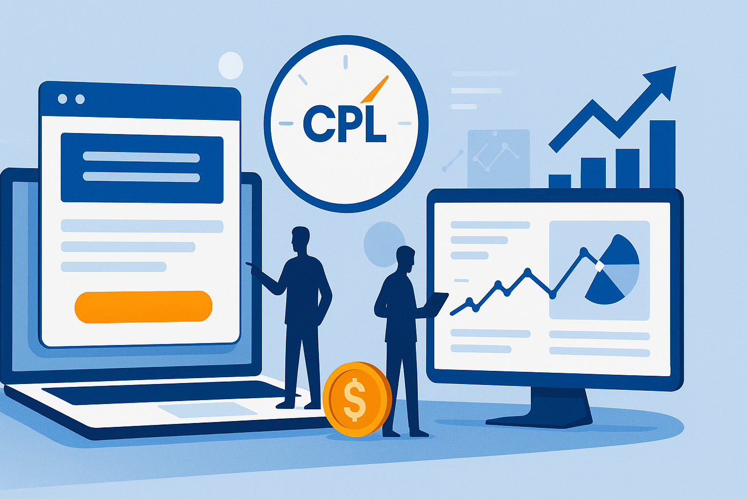 Minh họa tối ưu CPL với landing và tracking chuẩn cho SME