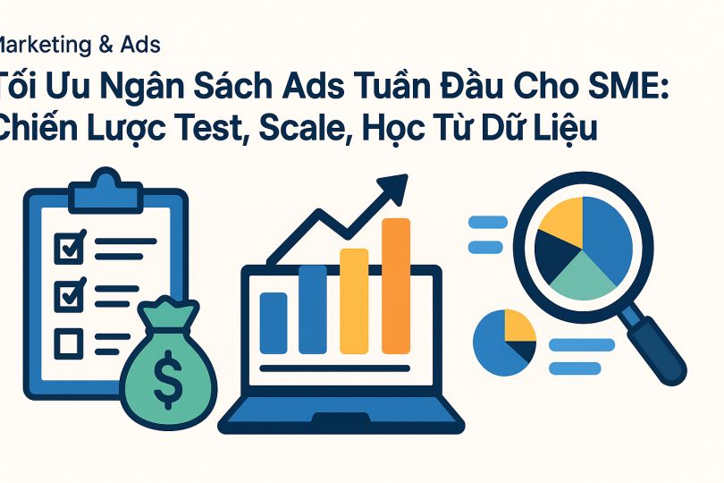 Tối Ưu Ngân Sách Ads Tuần Đầu Cho SME: Chiến Lược Test, Scale, Học Từ Dữ Liệu