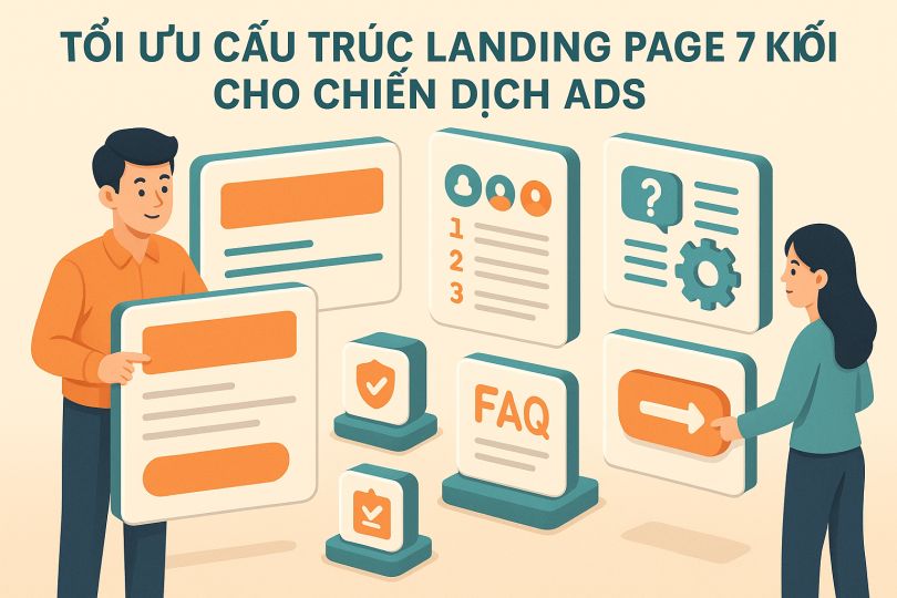 Tối Ưu Cấu Trúc Landing Page 7 Khối Cho Chiến Dịch Ads
