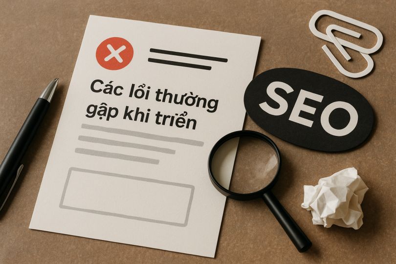 Các lỗi thường gặp khi triển khai cấu trúc bài viết B2B